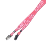 5/8" 2 Bulldog Direct Screen Printed Lanyard
