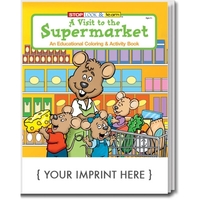A Visit to the Supermarket educational coloring and activity book.... from...
