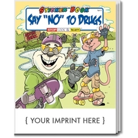 Say "No" To Drugs sticker and coloring activity book.... from ASI 45815...