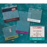 Badge Holder - 4 1/4 X 4 1/8" With Safety Pin