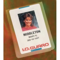 Blank. Badge holder with heavy gauge back, slides into the pocket,... from...