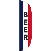 3' x 15' Message Flutter Flag - Beer