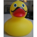 Creepy Mustache Rubber Duck