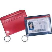 Ziplock ID Holder With Key Ring