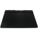 Classic Black Leather Pen Well Conference Pad