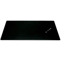 Black top-grain leather conference pad without rails measuring 30" x 19".......