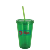 16 OZ DOUBLE WALL TRAVEL MUG WITH SEAL TIGHT LID &... from ASI 46573 Cooper &...
