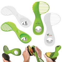 6 1/2" avocado tool, with 3-in-1 functionality and custom imprinting...