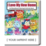 I Love My New Home Coloring Book