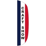 3' x 15' Message Flutter Flag - Craft Show