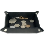 Classic Black Leather Travel Caddy