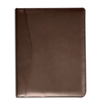 Top-Grain Chocolate Brown Standard Padfolio