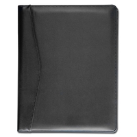 Top-Grain Black Standard Padfolio