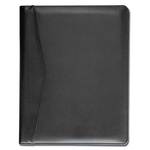 Top-Grain Black Standard Padfolio
