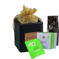 Pen holder filled with a combo of coffee and tea.... from ASI 44900 NC Custom...