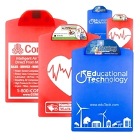 9" x 13" letter size polystyrene plastic clipboard with plastic clip.... from...