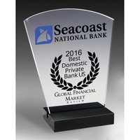 6 1/4" x 7 1/2" x 2 1/4" acrylic award with... from ASI 62660 Innovation Line
