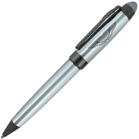 Silver metal pen with Black top and accents.... from ASI 52387 Empire USA /...