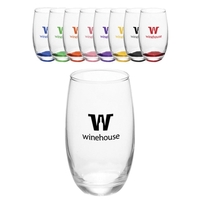 15 oz Clear Stemless Wine Glass... from ASI 39552 BEL Promo