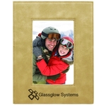 5" x 7" Light Brown Leatherette Photo Frame