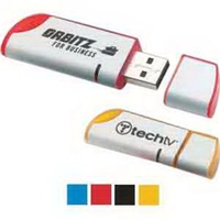 Jazzy USB 3.0 flash drive keychain in a rectangular shape with... from ASI...