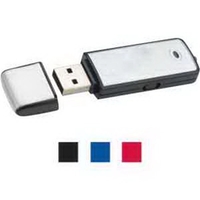 Rec USB 3.0 flash drive keychain in a rectangular shape with... from ASI...