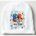 Baby Beanie Hat / Cap with logo in up to full color