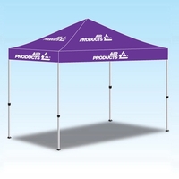 10' x 10' tent/canopy with one color graphics.... from ASI 30442 Above &...