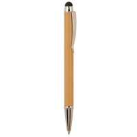 5.125" x 0.375" x 0.375" bamboo wood pen and stylus with... from ASI 92531...