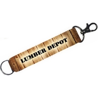 Neoprene Wristband with Key Ring and Lobster Clip