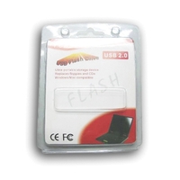 Blister package with a clear, rectangular shape and custom printed card......