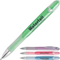 Ballpoint pen with frosted grip and clip.... from ASI 47700 ZZ MERGED -...