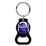 Black Bottle Opener Keychain