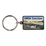 Black Rectangle Keychain