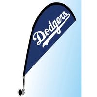 Window Teardrop Suction Cup Flag - Single Sided