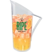 64 oz. Clear Plastic Pitcher, made in USA of Acrylic plastic.... from ASI...