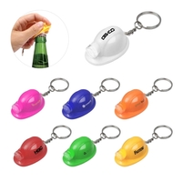 Miniature plastic construction bottle opener key tag.... from ASI 31517...