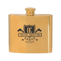 5 oz. gold-plated stainless steel hip flask.... from ASI 57655 STOPNGO Line