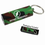 Camo Aluminum Flashlight Keychain