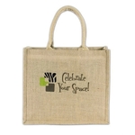 Bermuda Laminated Jute/Burlap Tote Bag