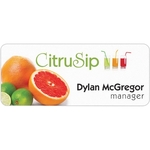 Full Color Name Badge 1 1/4"H x 3"W