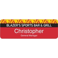 Full Color Name Badge - 1" H x 3" W... from ASI 81500 Navitor Inc / Navitor...