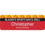 Full Color Name Badge - 1" H x 3" W