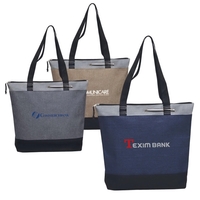 Polycanvas stylish tote with dual carry handles... from ASI 79384 Preferred...