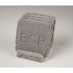 4-Pc Square Slate Natural Coaster Set