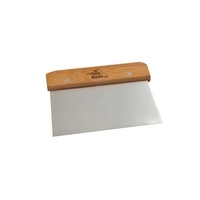 Dough Scrapper. Features: wide stainless-steel blade wide, comfortable bamboo...