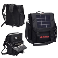 Versatile messenger/backpack that charges your electronics. Stand in direct...
