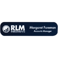 Plastic Engraved Logo Badge