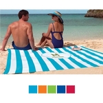 Beach Blanket Tote with Sand Stakes