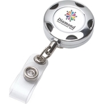 Tiffin 32" Cord Chrome Metal Sport Retractable Badge Reel